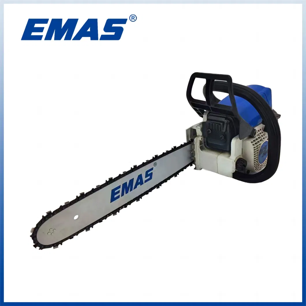 Emas Hot Sale Small Home Use Gasoline Chainsaw 45.5cc Ms250