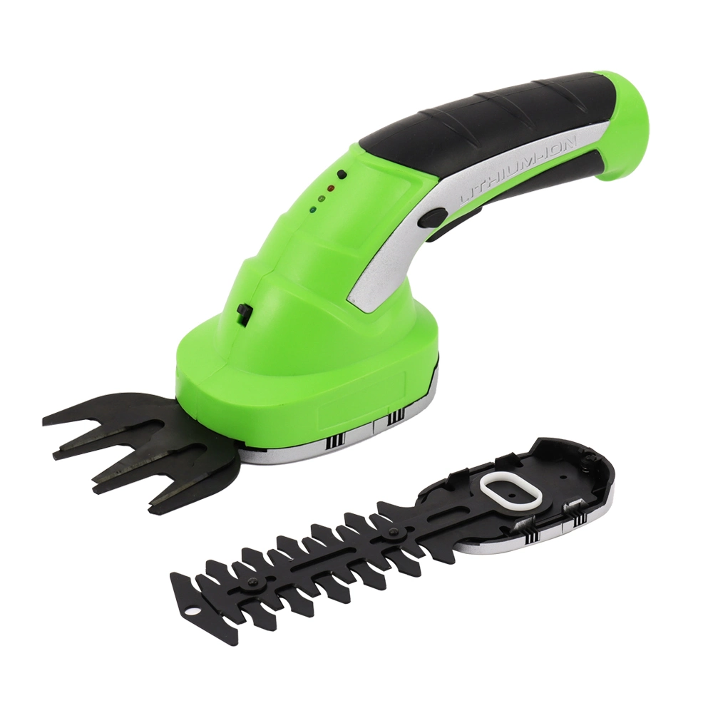Cordless Hedge Trimmer Electric Hand Held Grass Shear Shrubbery Clipper 7.2V Electric Grass Cutter Rechargeable Battery